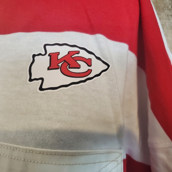 NEW Tommy Hilfiger Kansas City Chiefs KC Chiefs Mens Large Long Sleeve Shirt - Picture 4 of 10